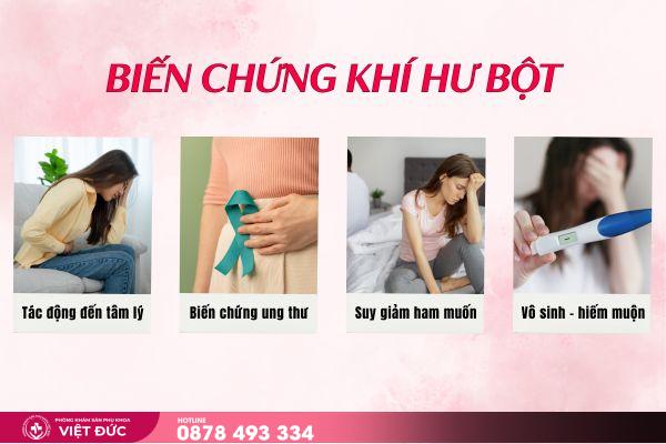 khí hư bột 4 Khí hư bột gây biến chứng vô sinh, ung thư, suy giảm ham muốn ở nữ giới