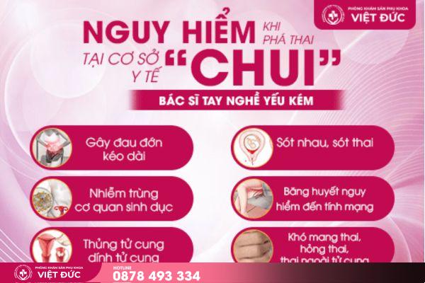 phá thai gần đây 2 Biến chứng thường gặp khi phá thai tại địa chỉ kém chất lượng