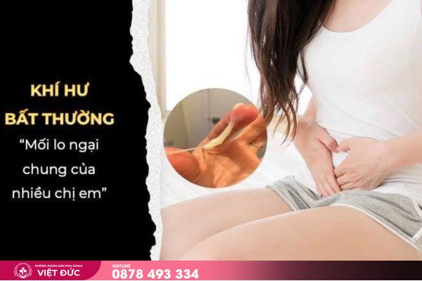 khí hư bất thường 2 Khí hư bất thường - Mối lo ngại của nhiều chị em
